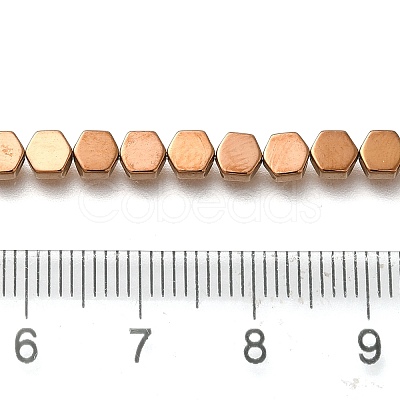 Electroplated Synthetic Non-magnetic Hematite Beads Strands G-C154-B01-1
