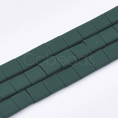 Spray Painted Non-magnetic Synthetic Hematite Beads G-T116-07-14-1