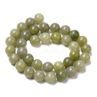 Natural Green Jade Beads Strands G-K340-A02-03-1