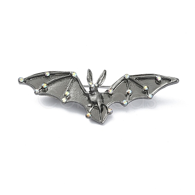 Alloy Glass Rhinestone Brooches LS-JEWB-R017-11-1