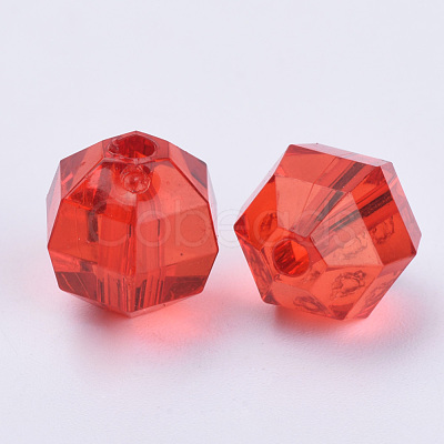 Transparent Acrylic Beads TACR-Q256-8mm-V12-1