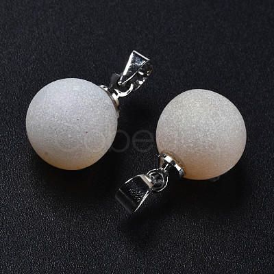 Natural Agate Charms G-Q998-036C-1