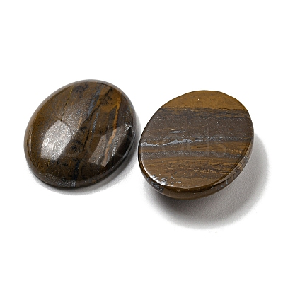 Natural Tiger Iron Cabochons G-C115-01B-28-1