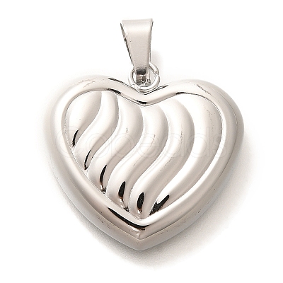 Anti-Tarnish 304 Stainless Steel Pendants STAS-U035-42P-1