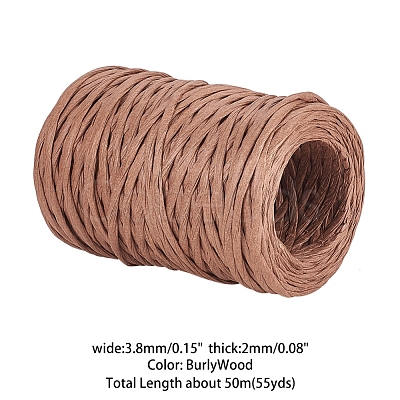 Paper Cords for DIY Jewelry Making OCOR-WH0032-52-1