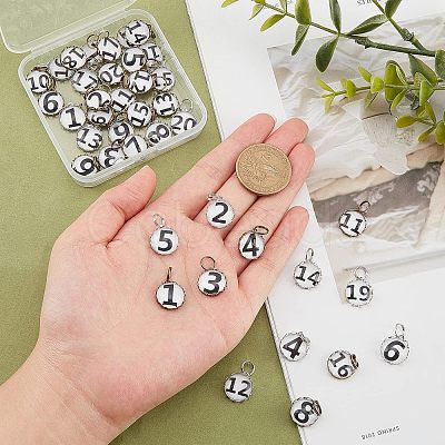 2Set Glass Charms GLAA-NB0001-43-1