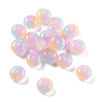 Two Tone Transparent Resin Beads LS-RESI-S013-01E-1