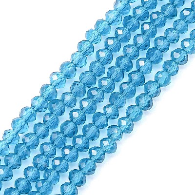 Transparent Glass Beads Strands LS-GLAA-R135-2mm-19-1