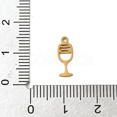304 Stainless Steel Charms STAS-G355-05A-G-1
