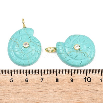 Synthetic Turquoise Pendants G-H353-02G-09-1