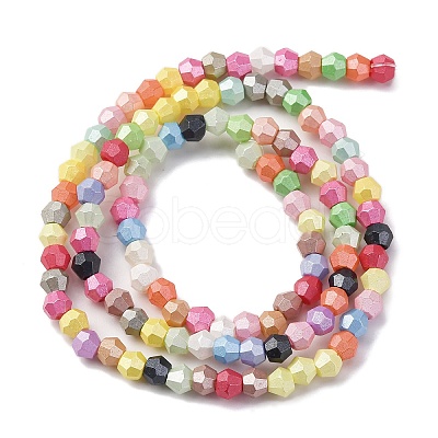 Baking Paint Glass Beads Strands LAMP-R020-02A-1