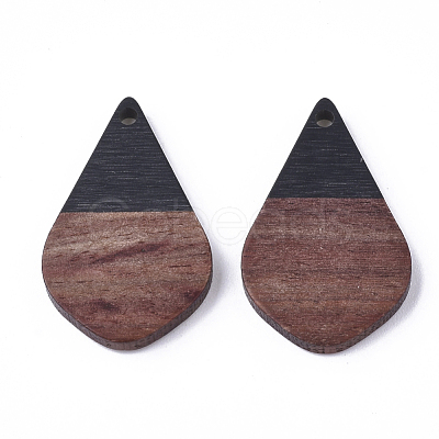 Resin & Walnut Wood Pendants RESI-S358-23A-1