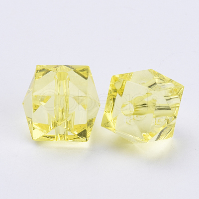 Transparent Acrylic Beads TACR-Q259-10mm-V21-1