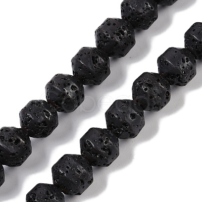 Natural Lava Rock Beads Strands G-A234-D02-01-1