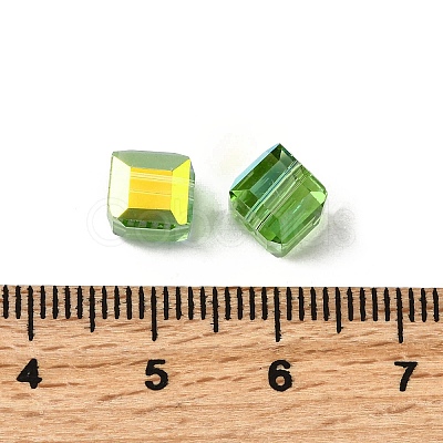 Electroplated Glass Beads EGLA-G040-01A-AB05-1