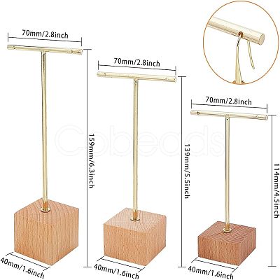 Iron Earring Display Stands EDIS-WH0007-05-1