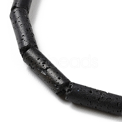 Synthetic Lava Rock Dyed Beads Strands G-H311-06-02-1