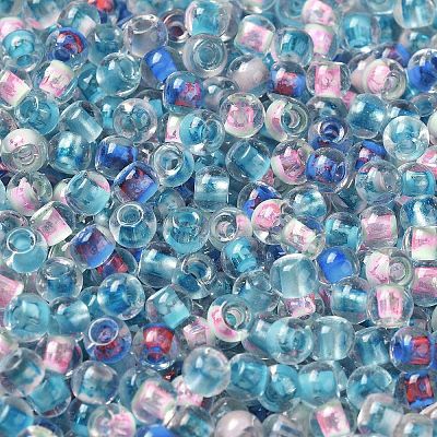 Transparent Glass Round Seed Beads SEED-B001-05A-07-1