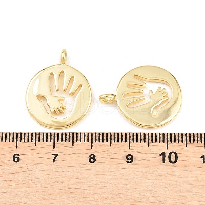 Brass Pendants KK-C162-043G-1