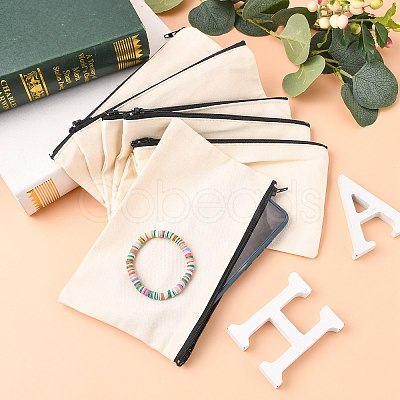 Blank DIY Craft Bag Canvas Pencil Pouch LS-ABAG-G009-D01-1