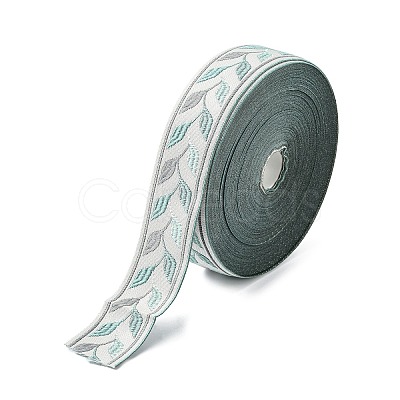 Embroidery Polyester Ribbon LS-OCOR-WH0033-88C-1
