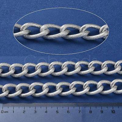 Oxidation Aluminum Textured Curb Chains CHA-H001-13S-1