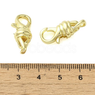 Brass Lobster Claw Clasps KK-B089-26G-1