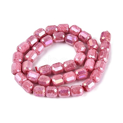Anti-Tarnish Electroplate Glass Beads Strands EGLA-N027-03A-12-1