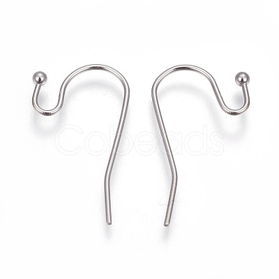 Tarnish Resistant 304 Stainless Steel Earring Hooks X-STAS-P227-33P-1