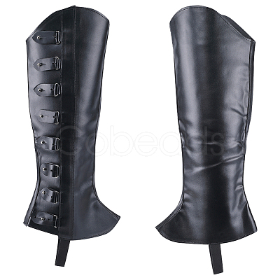 Imitation Leather Boot Cover AJEW-WH0258-941A-1