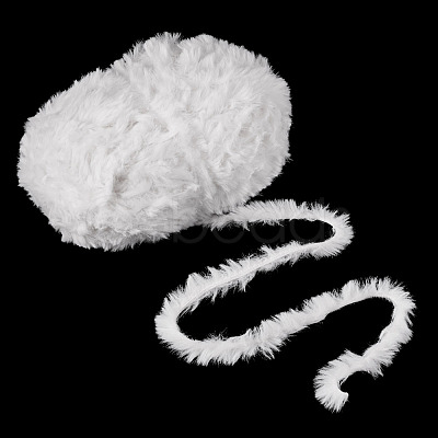 Super Bulky Faux Mink Fur Polyester Yarn YCOR-TAC0001-02A-1