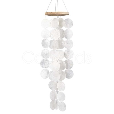 1Pc Natural Shell Wind Chimes AJEW-SP0002-44-1