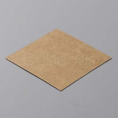 Kraft Paper Jewelry Display Cards CDIS-TAC0010-04C-1
