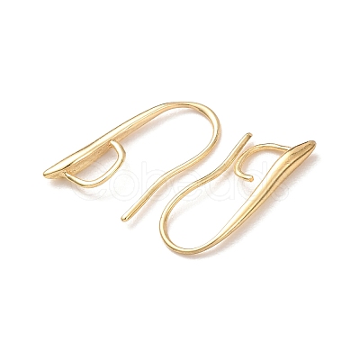 Brass Earring Hooks KK-H502-11G-01-1