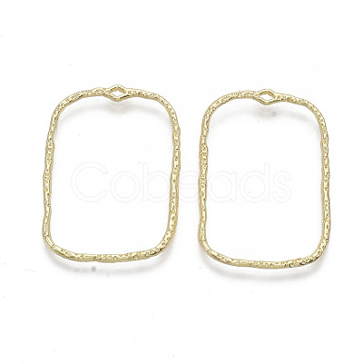Alloy Open Back Bezel Pendants PALLOY-S121-81B-1