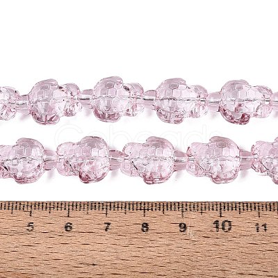 Transparent Glass Beads Strands DGLA-N021-02A-03-1