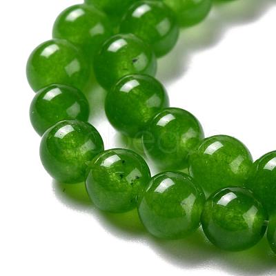 Natural & Dyed Malaysia Jade Bead Strands G-A146-6mm-A28-1