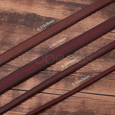 Flat Leather Jewelry Cord WL-GF0001-06C-02-1