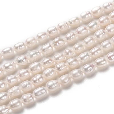 Natural Cultured Freshwater Pearl Beads Strands PEAR-L033-65-1
