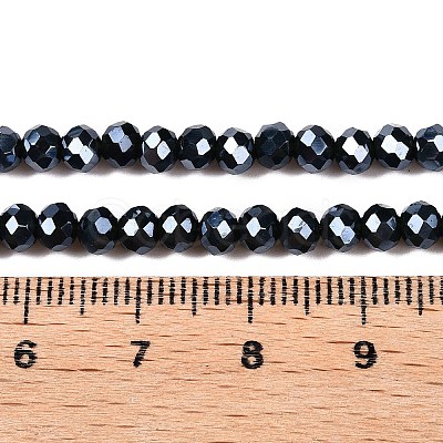 Electroplate Glass Beads Strands EGLA-A034-P4mm-A29-1