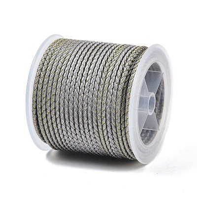 11M Polyester Braided Cord with Cotton Core & Metallic Thread OCOR-Z006-01-31-1