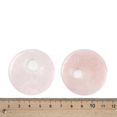 Natural Rose Quartz Pendants G-C140-10C-1