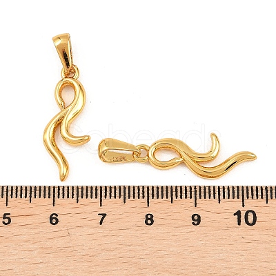 304 Stainless Steel Pendants STAS-P438-30G-1