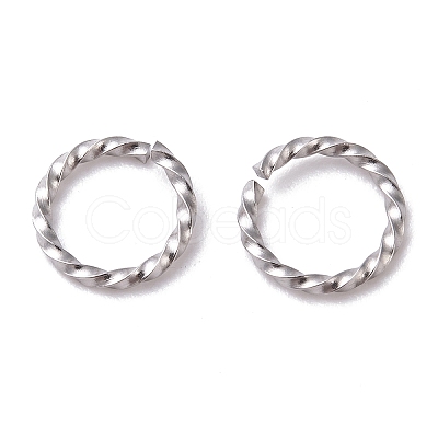 Tarnish Resistant 304 Stainless Steel Open Jump Rings LS-X-STAS-F191-12P-B-1