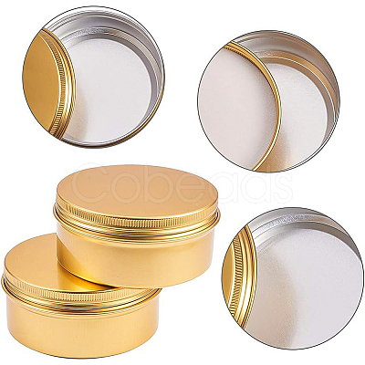 Round Aluminium Tin Cans CON-BC0005-15G-1