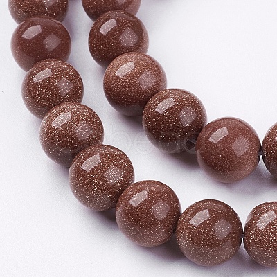 Synthetic Goldstone Bead Strands X-G-R193-04-10mm-1