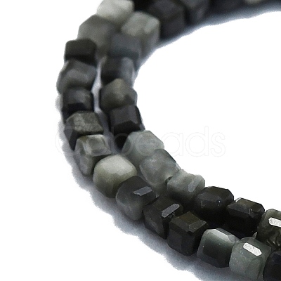 Natural Hawk's Eye Beads Strands G-P457-B01-44-1