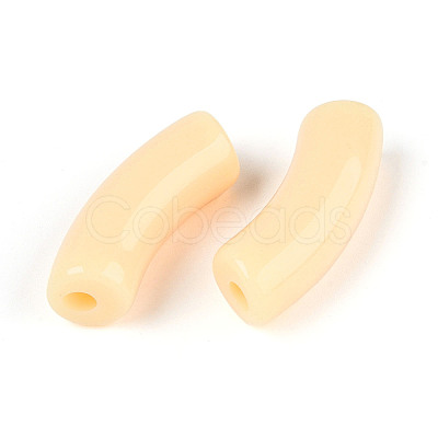 Opaque Acrylic Beads MACR-S372-001B-S021-1