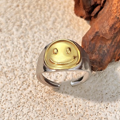304 Stainless Steel Finger Rings RJEW-P170-02B-G-1