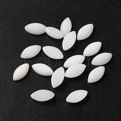 Natural White Jade Dyed Cabochons G-F772-01B-08-1